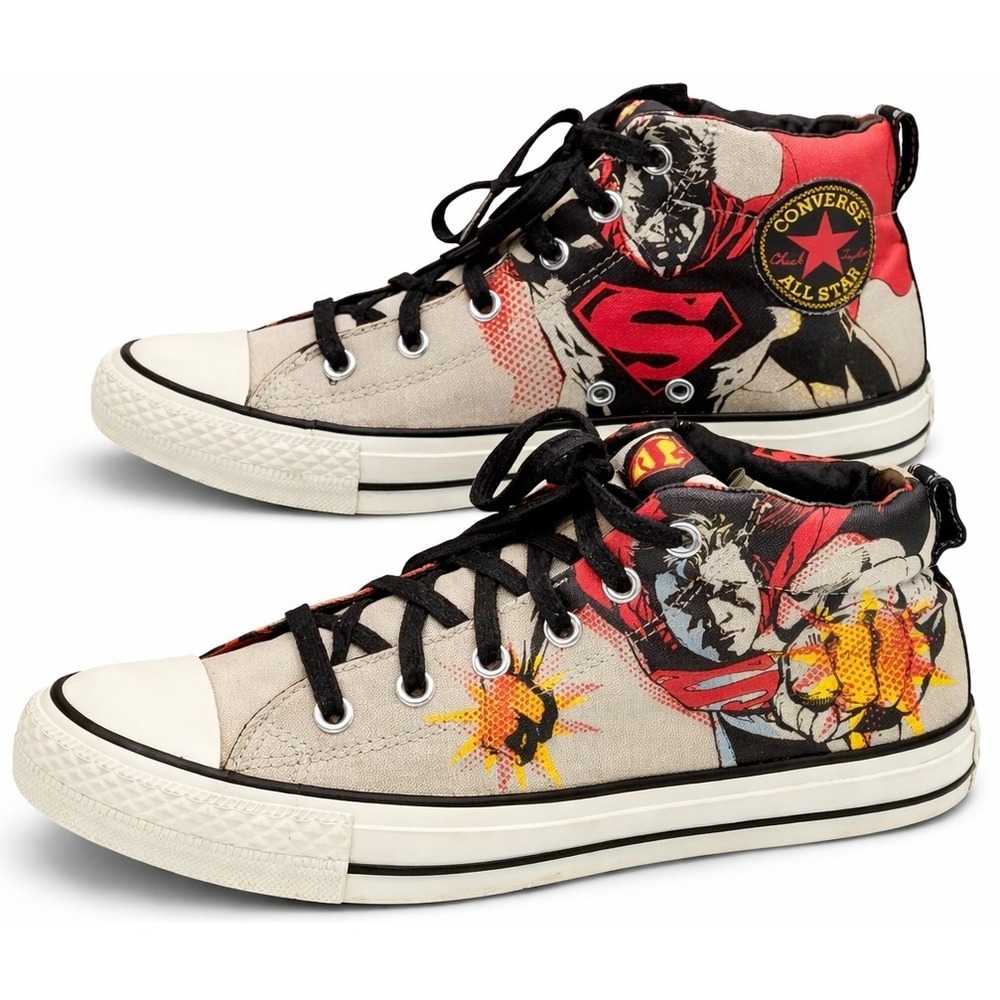 Converse Superman Chuck Taylor All Star High‎ Tops Men's Size 8 Rare